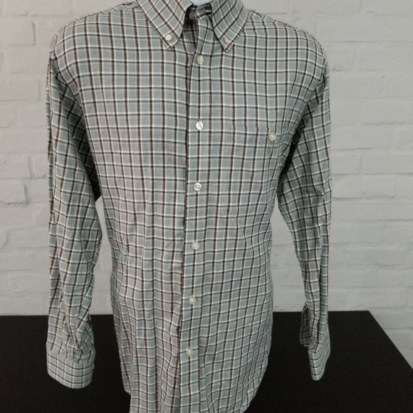 ORVIS Men's Long Sleeve Button Front Plaid Sz M - Picture 2 of 5
